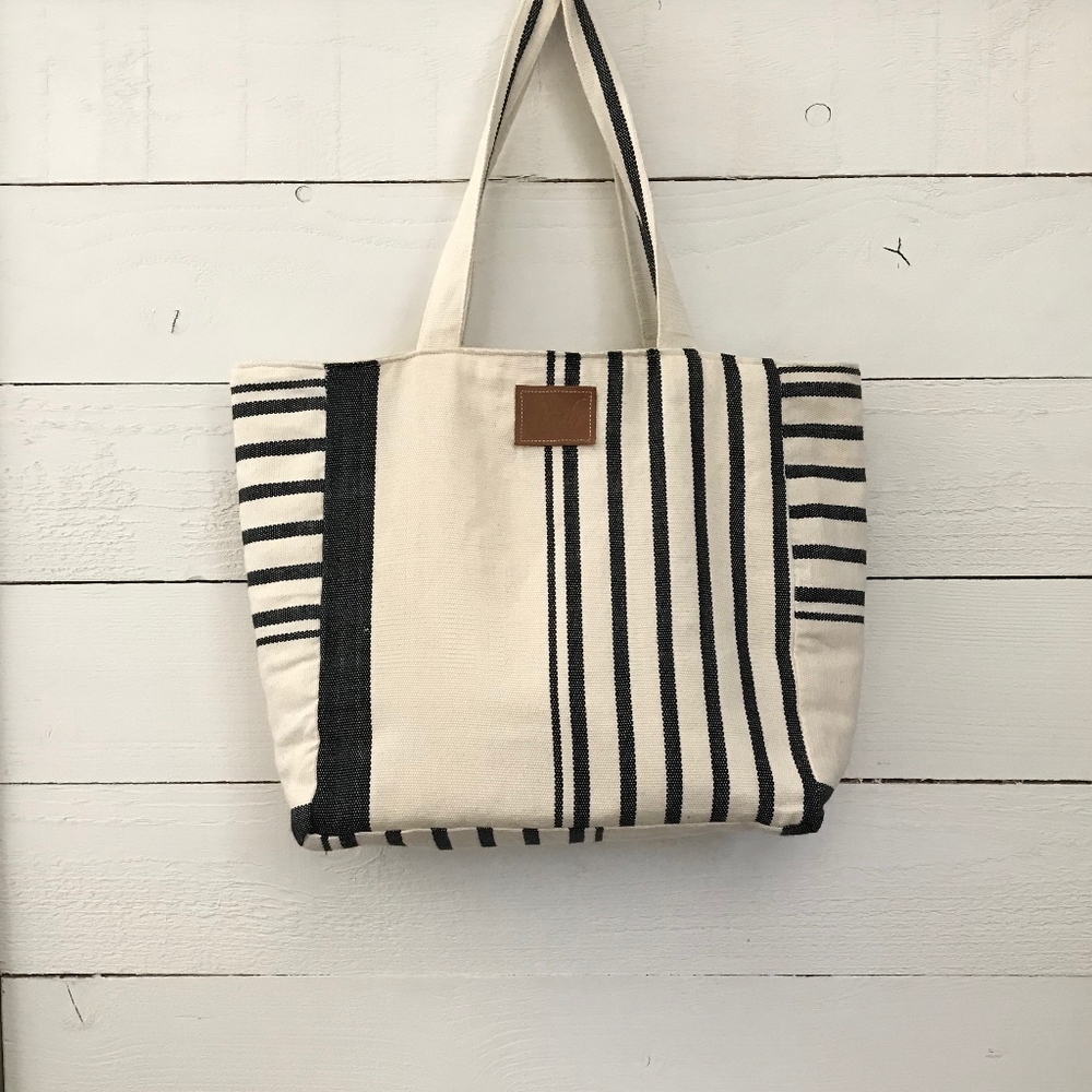 Day Tote in Woven Stripe *New with tags!